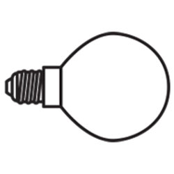 sfera E14 filamento led opale