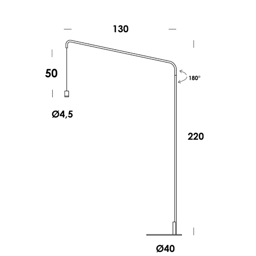 n'arco 220/ph E27 on/off touch