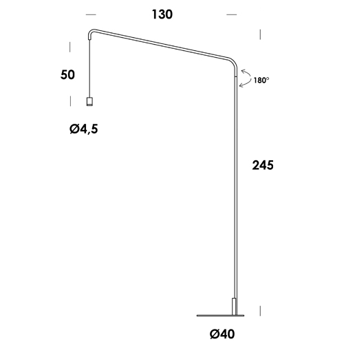n'arco 245/ph E27 on/off touch