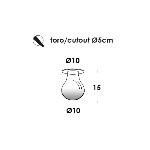 noidrop A10/incasso dim triac