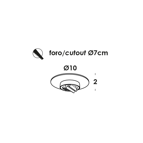 trenovezero/incasso  wall washer dim DALI