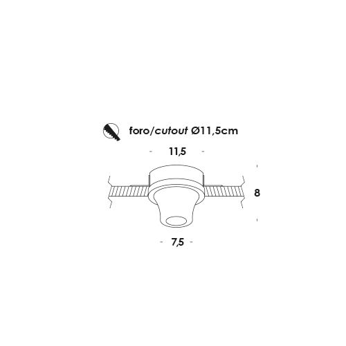 treunoquattro/incasso dim DALI plus