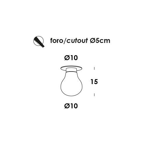 pendaglio A10/incasso dim DALI