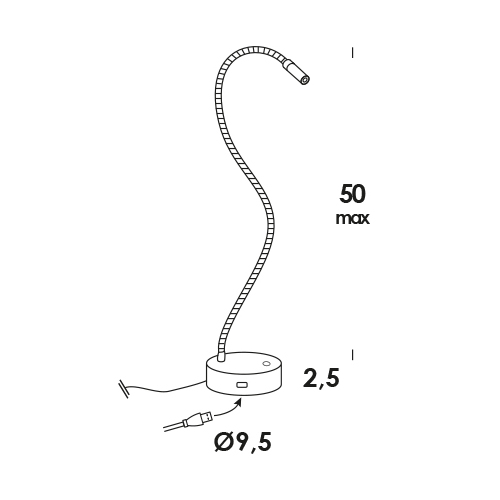 puntina 10/lp dim on/off touch - usb