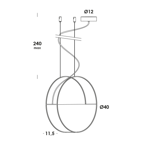 tambour 40/so dim DALI dec.